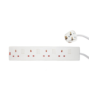 4 Way Switcher Extension Lead 2 Meter