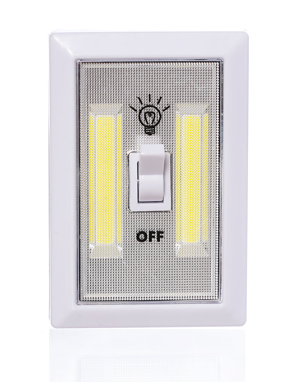 White Battery Operated LED Light Switch