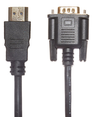 Câble HDMI vers VGA haute vitesse doré de 2 mètres