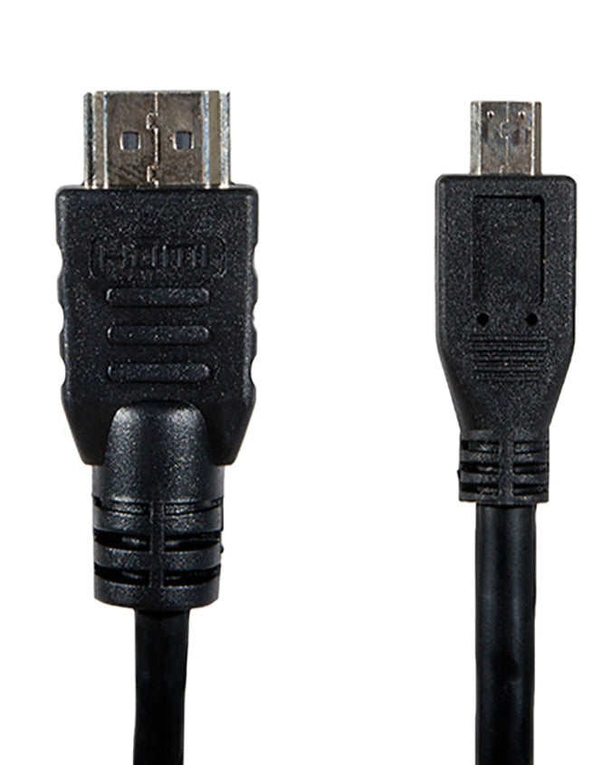 HDMI cable with two connectors on a white background