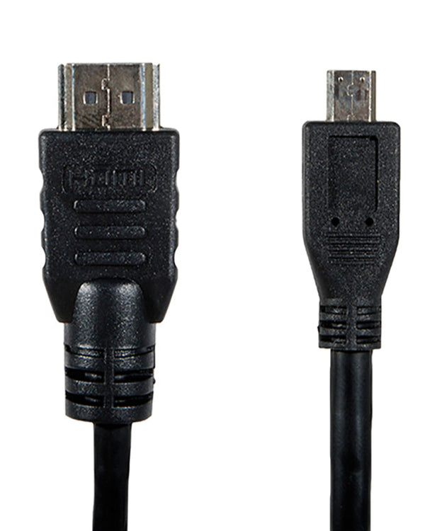 HDMI cable with two connectors on a white background